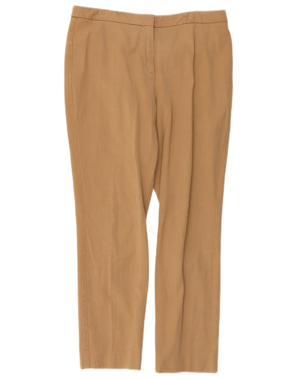 John Lewis Pantaloni slim casual pentru femei UK 12 Medium W30 Bej Viscoza