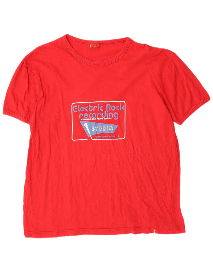 Tricou grafic pentru bărbați Levi's Top XL Bumbac roșu