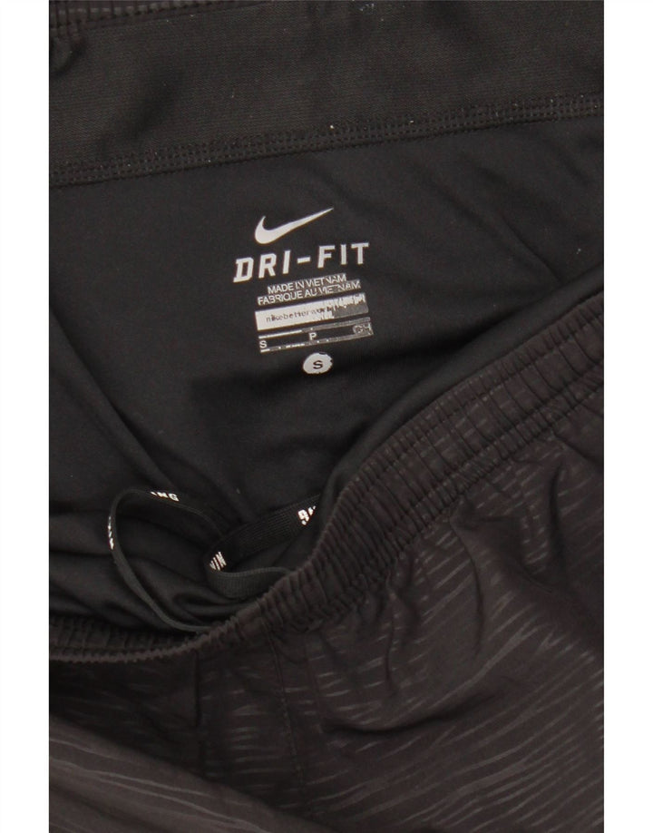Pantaloni scurți sport Nike Dri Fit pentru bărbați, poliester negru mic