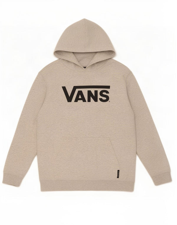 Pulover Vans pentru băieți, cu glugă, 14-15 ani, XL, bumbac cu pete gri