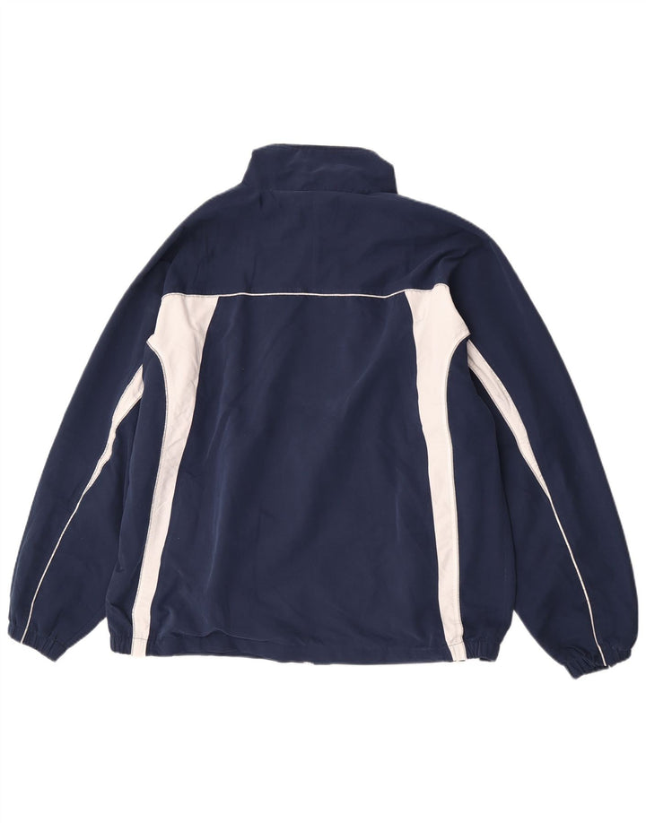 Jachetă de trening pentru bărbați Asics, XL, albastru bleumarin, poliester color bloc