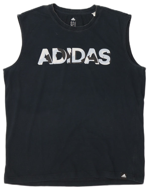 Vesta grafică pentru bărbați Adidas XL, negru