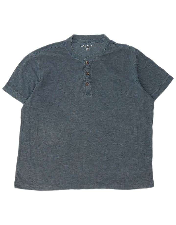 EDDIE BAUER Tricou Bărbați Top XL Bumbac Albastru