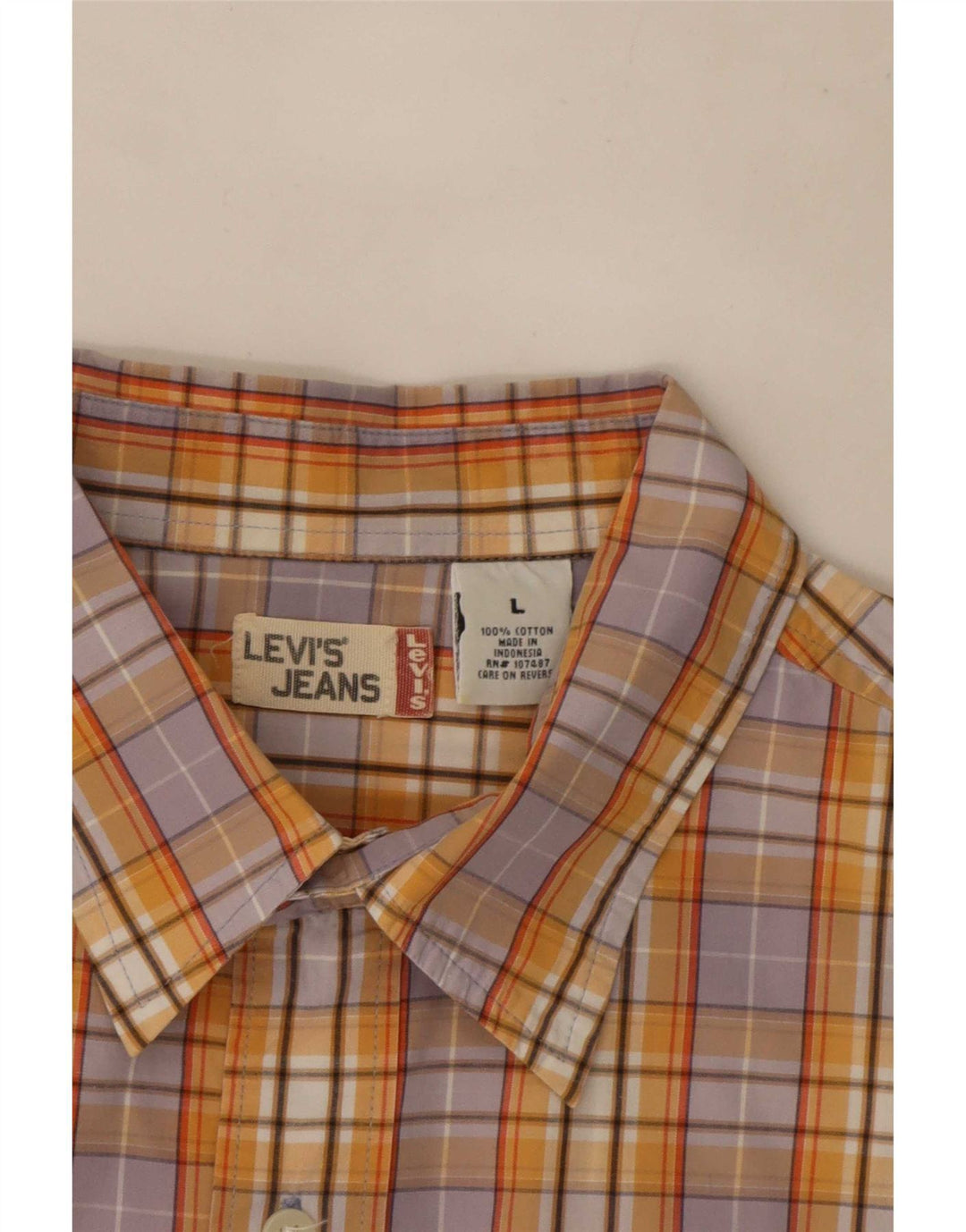 Cămașă pentru bărbați Levi's cu mânecă scurtă, mare, multicoloră, din bumbac