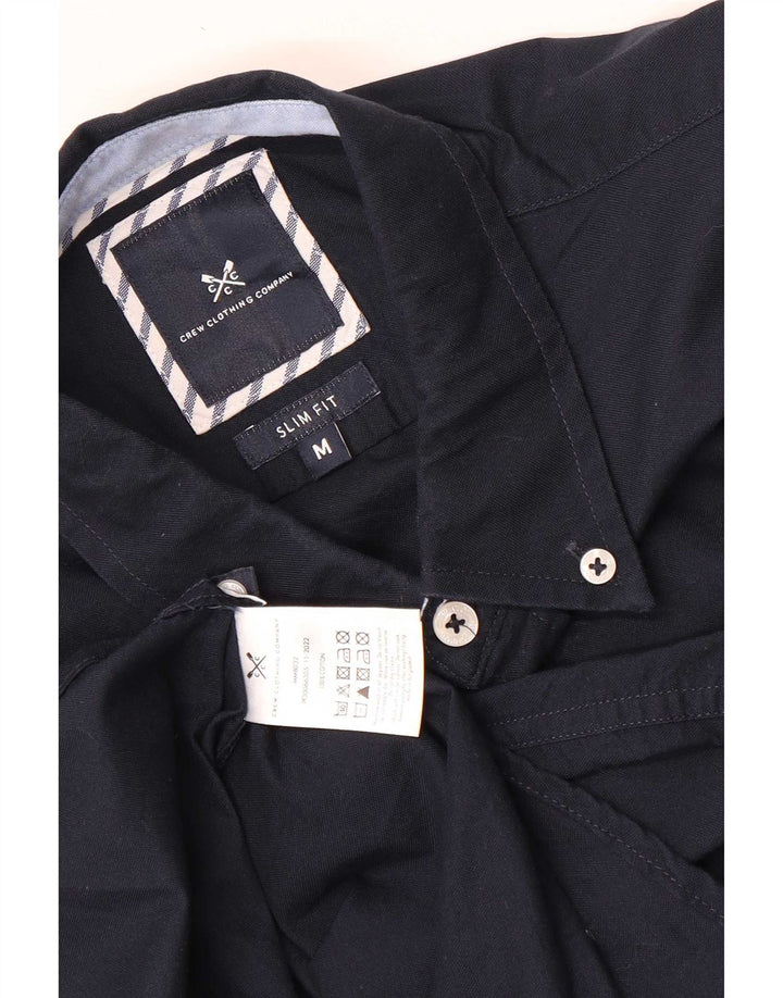 Crew Clothing Cămașă Slim Fit pentru bărbați Bumbac mediu albastru bleumarin