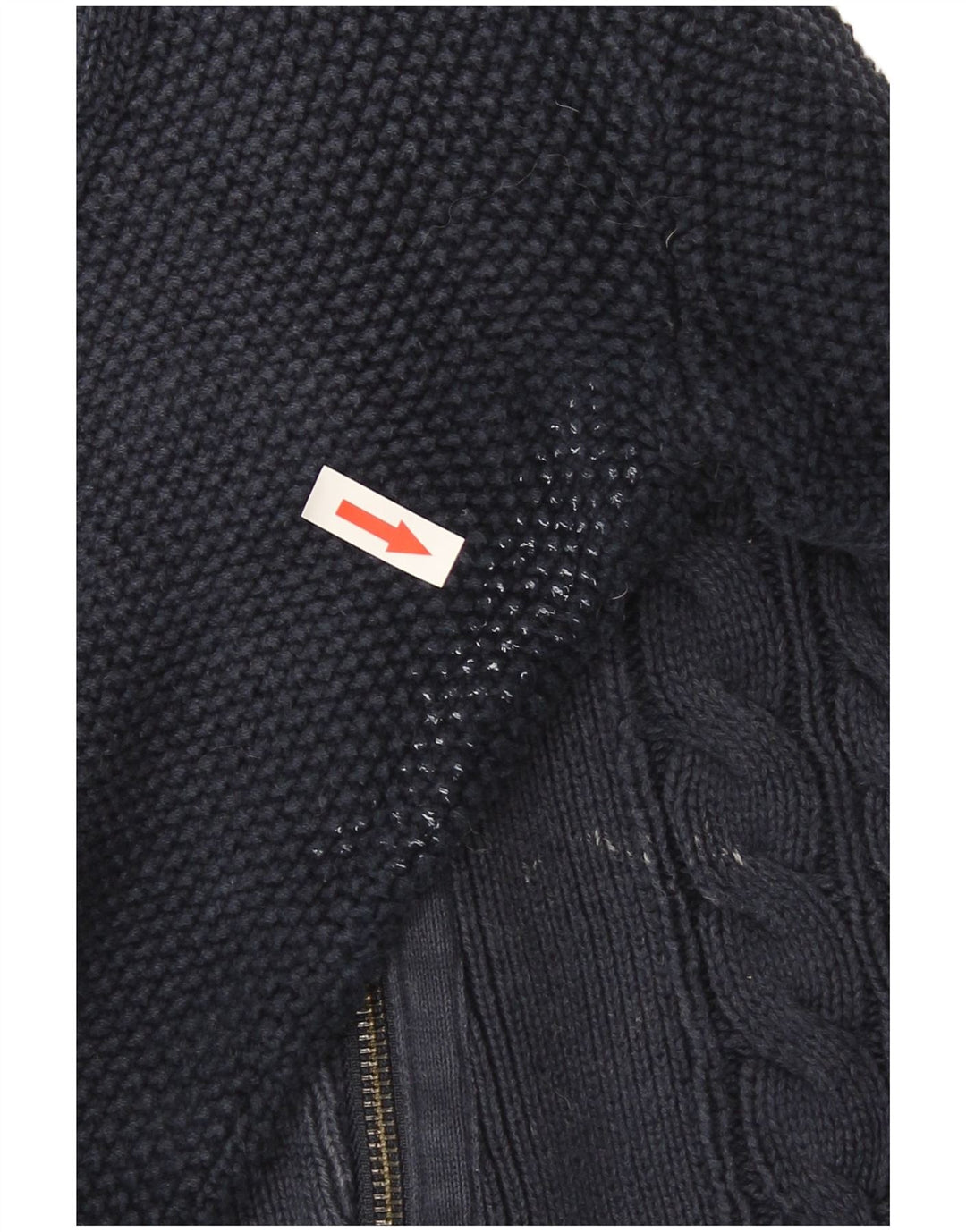 Pulover cardigan cu autograf pentru femei Marks & Spencer UK 14 mare bleumarin