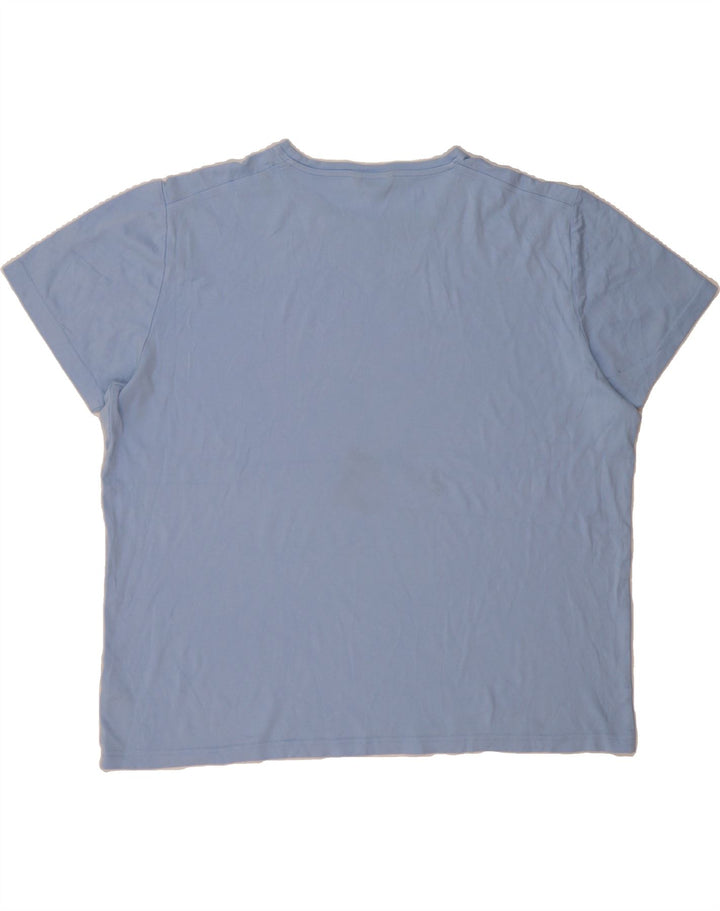 MASSIMO DUTTI Mens T-Shirt Top XL Blue Cotton Vintage Massimo Dutti and Second-Hand Massimo Dutti from Messina Hembry 