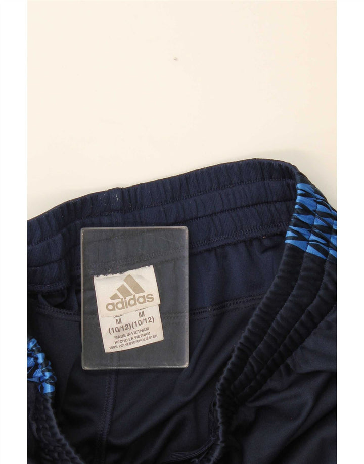 Pantaloni scurți sport adidas băieți 10-11 ani, mediu, bleumarin, poliester geometric