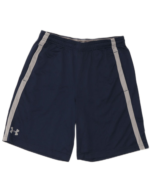 Pantaloni scurți sport Under Armour Heat Gear pentru bărbați, mari, albastru, color block