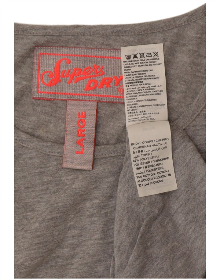 Rochie teacă fără mâneci Superdry pentru femei UK 14, mare, gri, poliester