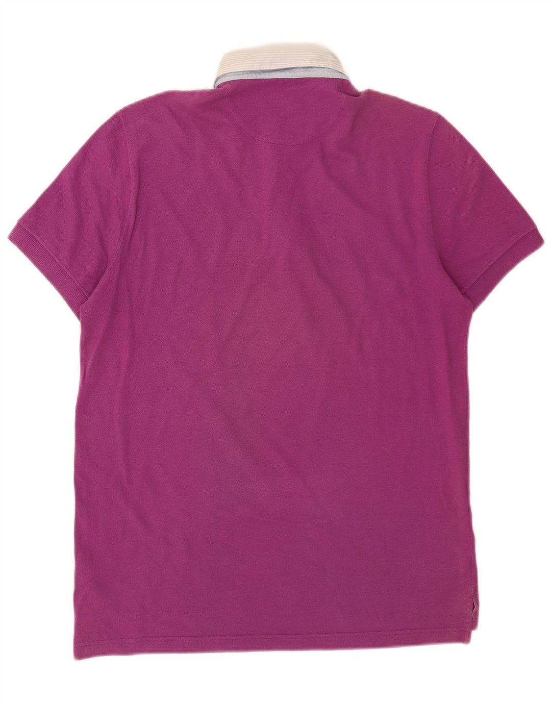 Tricou polo Massimo Dutti pentru bărbați, bumbac color bloc de culoare roz mediu