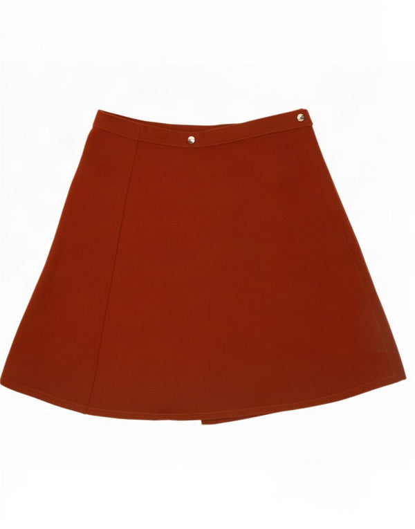 Fusta Wrap pentru femei Progetto Quid IT 42 Medium W28 Maro Bumbac