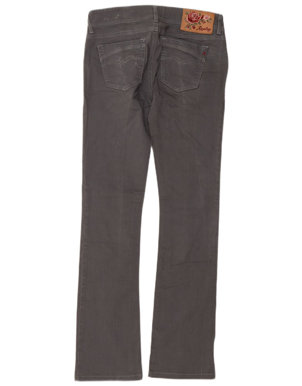 REPLAY Blugi pentru femei Rearmy Bootcut W28 L32 bumbac gri