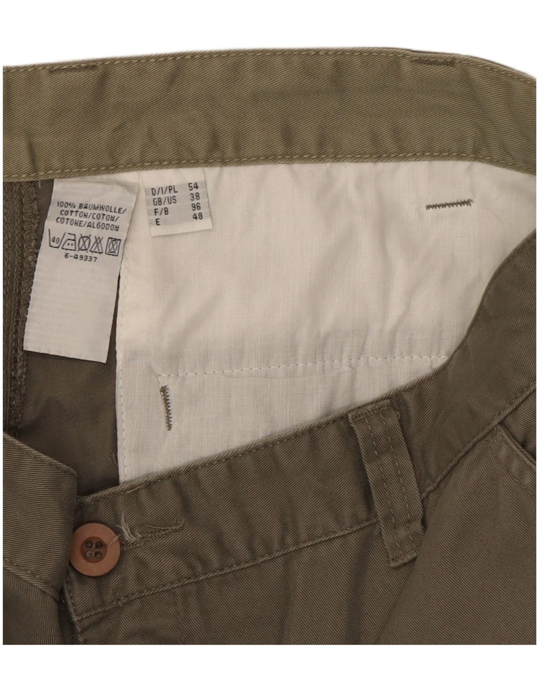 Pantaloni scurti cargo vintage pentru bărbați W38 XL bumbac kaki