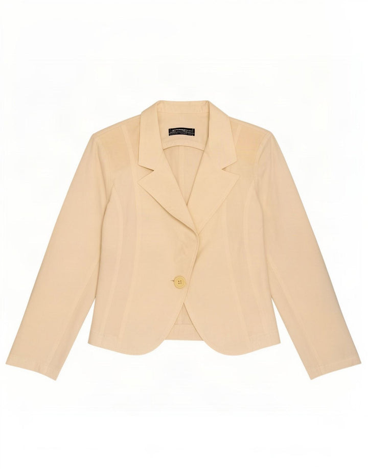 Jachetă Blazer pentru femei Rinascimento cu 1 nasture UK 6 XS alb