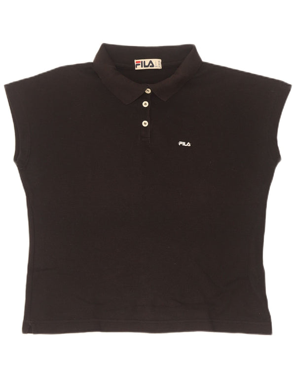 Tricou Polo Femei Fila IT 48 XL Bumbac Negru