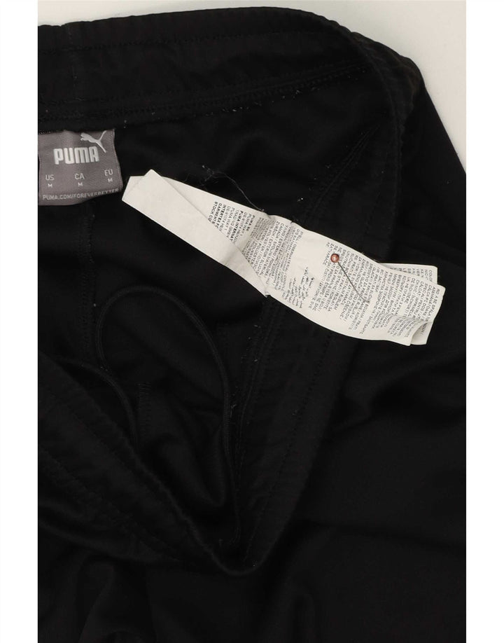 Pantaloni de trening Puma pentru bărbați, negru mediu, poliester color bloc