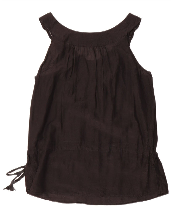 Bluză fără mâneci pentru femei MASSIMO DUTTI, UK 18 XL, bumbac negru