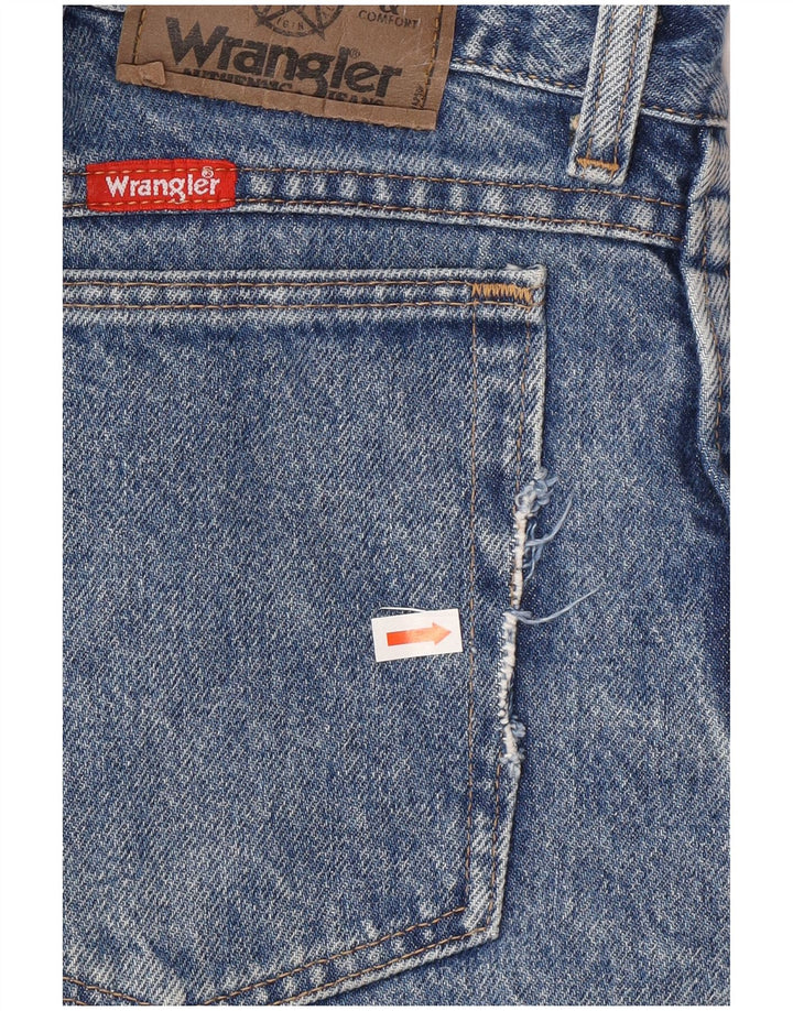 Blugi conici pentru bărbați Wrangler W38 L34 albastru