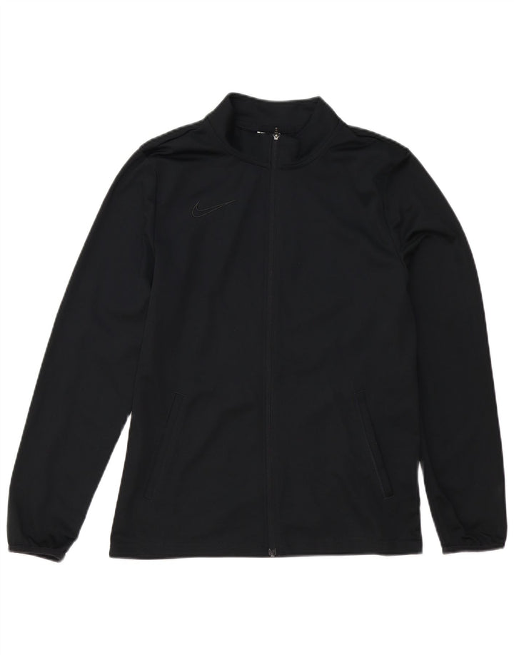Jachetă de trening Nike Dri Fit pentru băieți 13-14 ani XL poliester negru