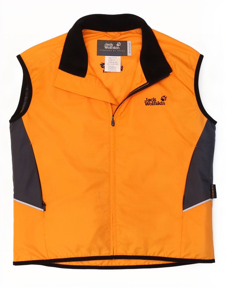 Jack Wolfskin Gilet pentru bărbați UK 40, mare, portocaliu, poliester