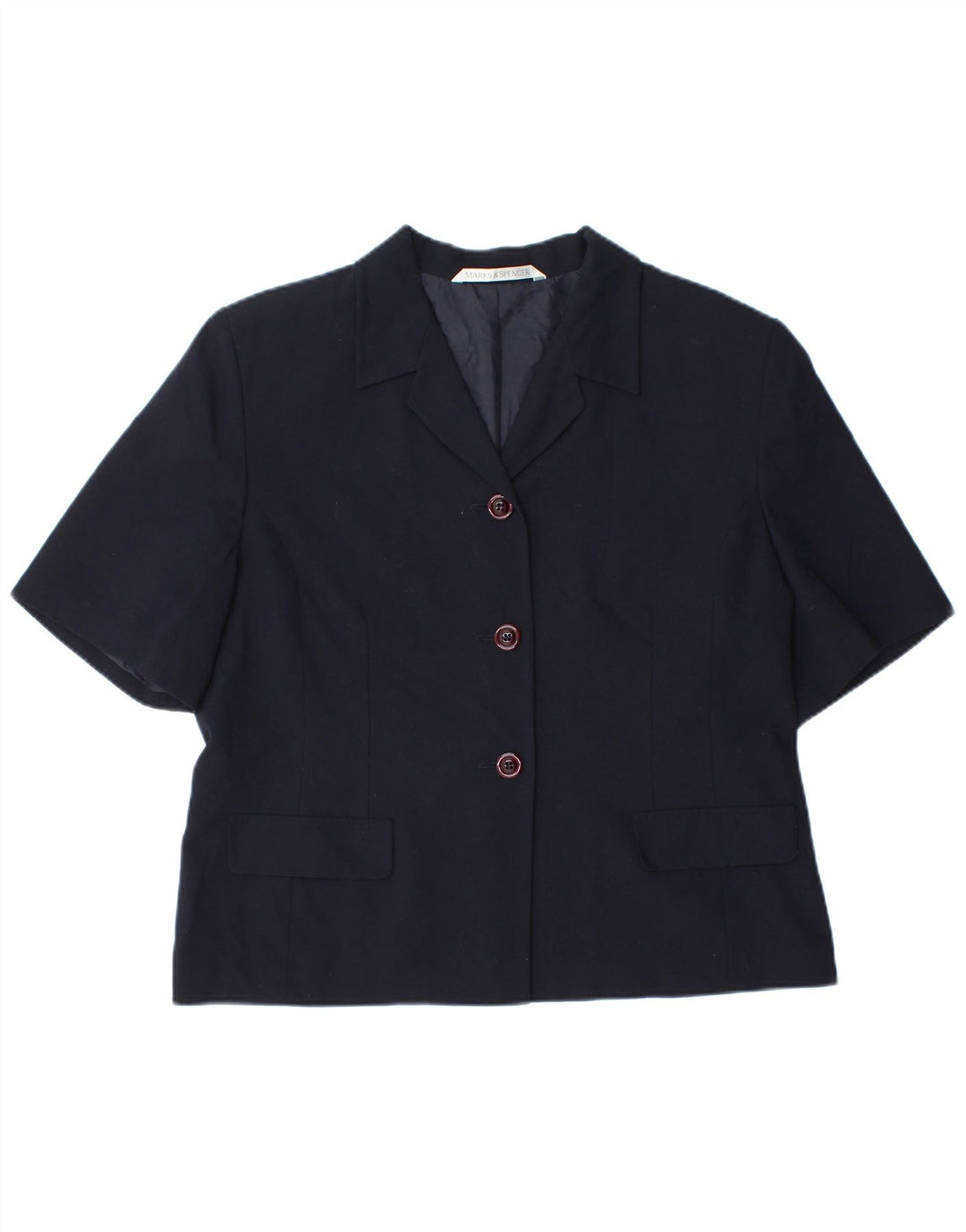 Marks & Spencer jachetă cu mânecă scurtă pentru femei UK 18 XL bleumarin