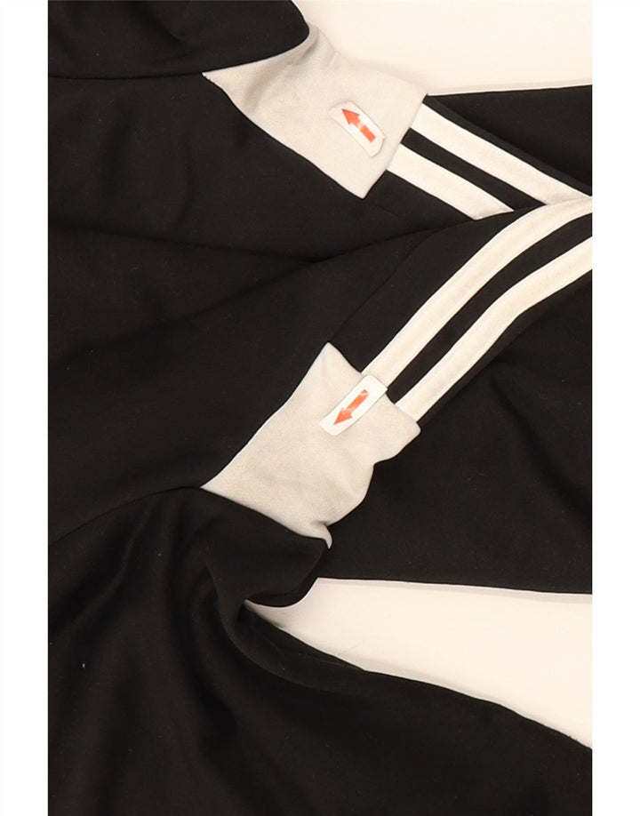 Jachetă de trening pentru bărbați Adidas, mare, negru, poliester bloc de culoare