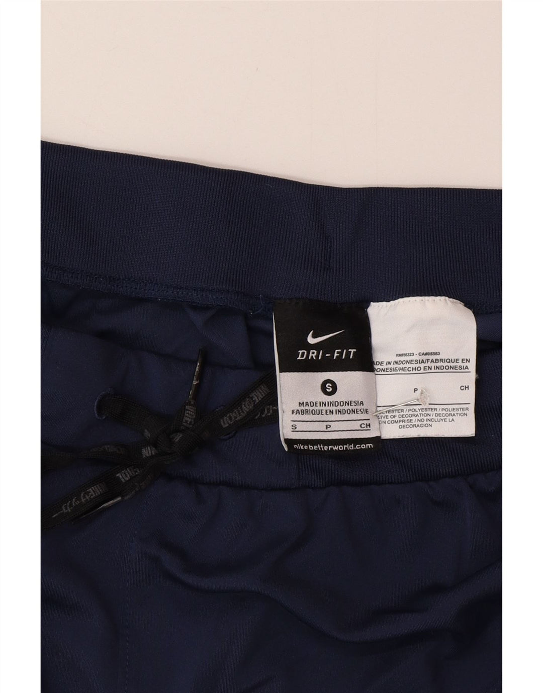 Pantaloni scurti sport Nike Dri Fit pentru femei UK 8 Small, bleumarin, poliester