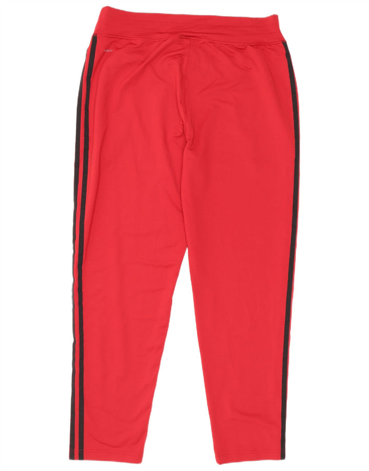 Pantaloni de trening Adidas pentru femei Marea Britanie 16/18 Poliester roșu mare