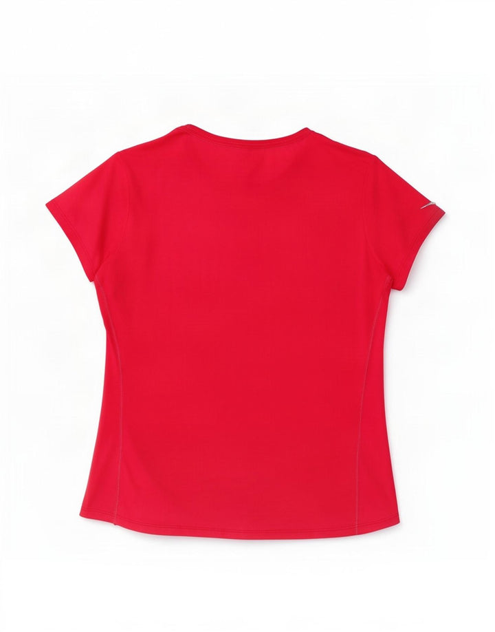 Tricou grafic Nike Dri Fit pentru femei Top UK 12 Poliester roz mediu