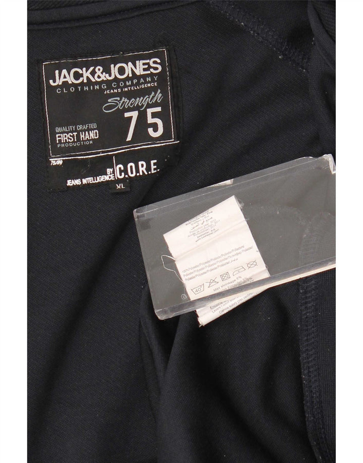 Jachetă de trening Jack & Jones pentru bărbați, XL, poliester bleumarin
