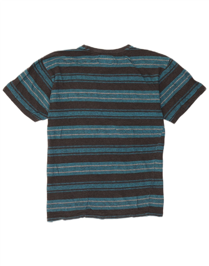 Tricou pentru bărbați Billabong Top mare din bumbac cu dungi albastre