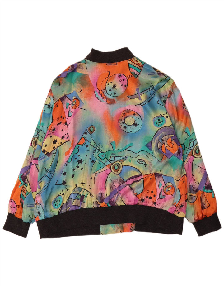 Seidensticker Womens Abstract Pattern Bomber Jacket IT 48 XL Multicoloured