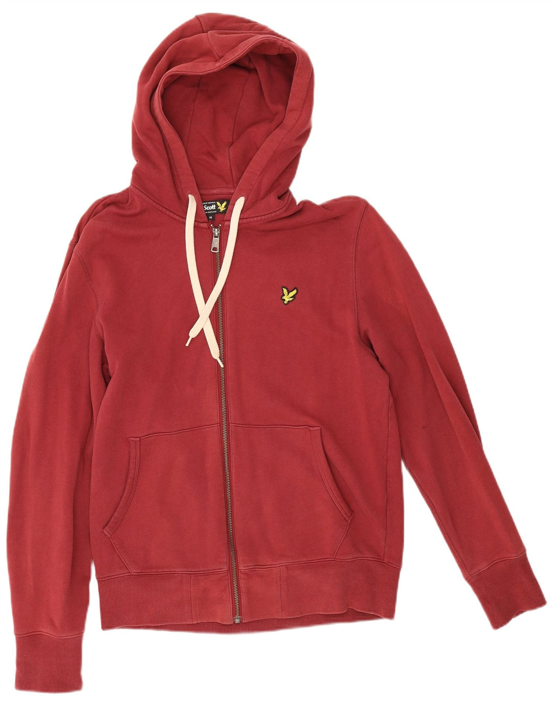 Pulover Lyle & Scott pentru bărbați, cu fermoar, bumbac roșu mediu