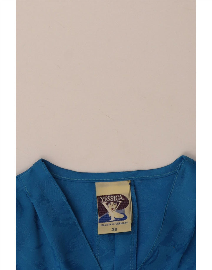 Rochie Wrap YESSICA pentru femei EU 38 Medium Blue Floral Poliester