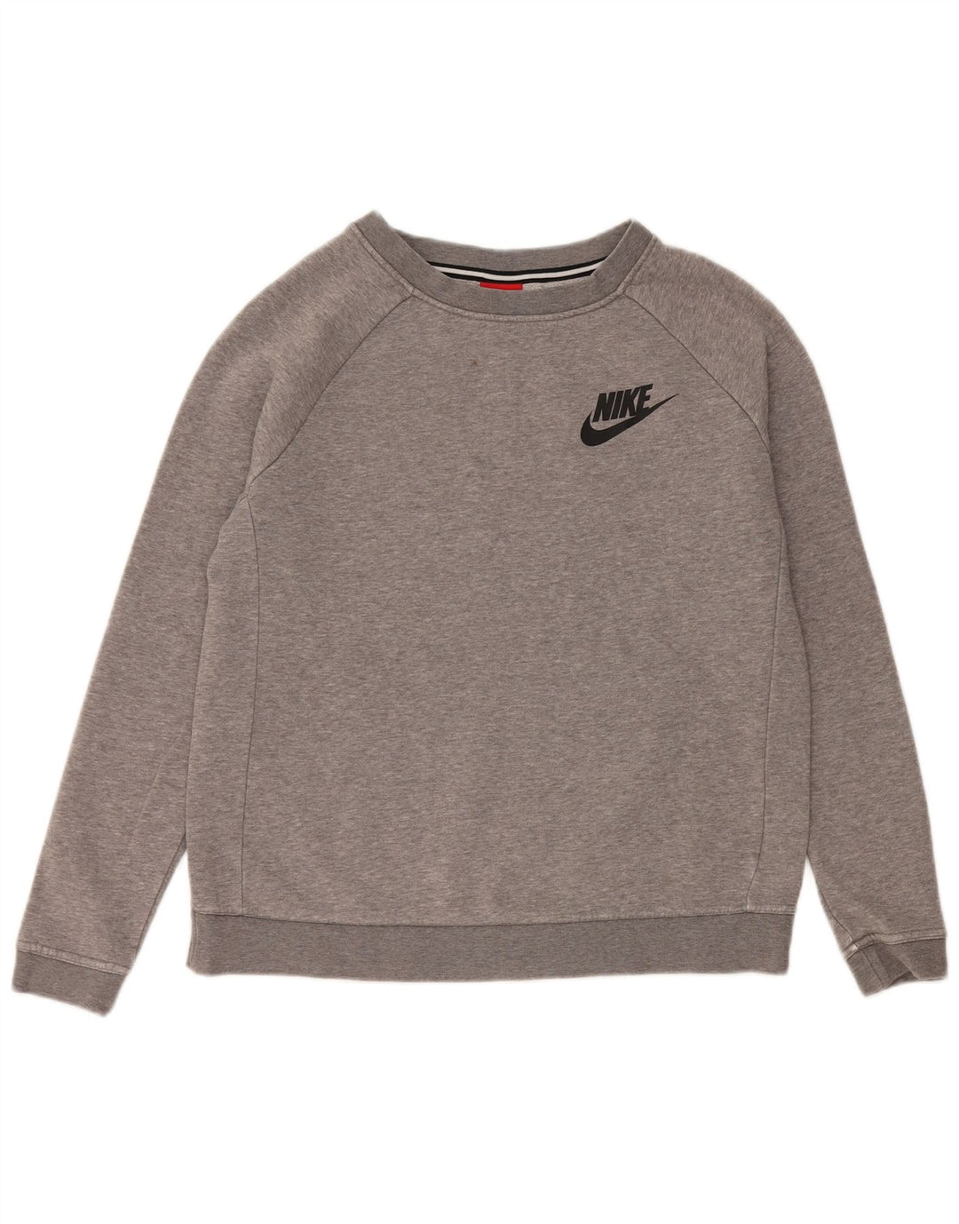 Pulover supradimensionat pentru femei Nike UK 10 Bumbac gri mic