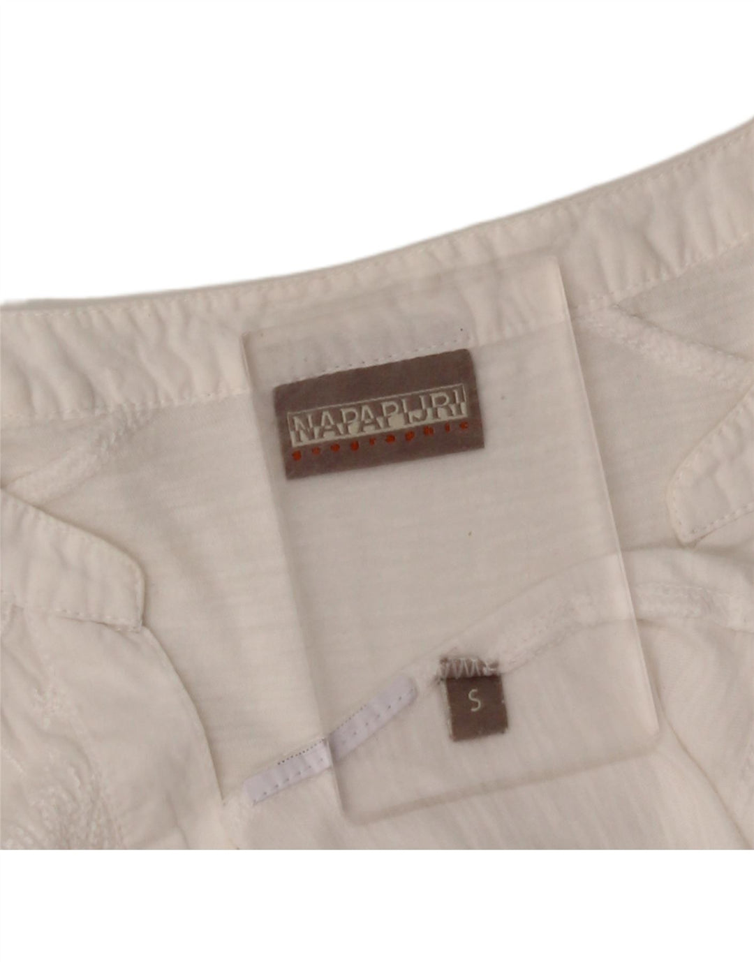 Bluză NAPAPIJRI pentru femei cu mâneci 3/4, UK 10, mic, alb, floral