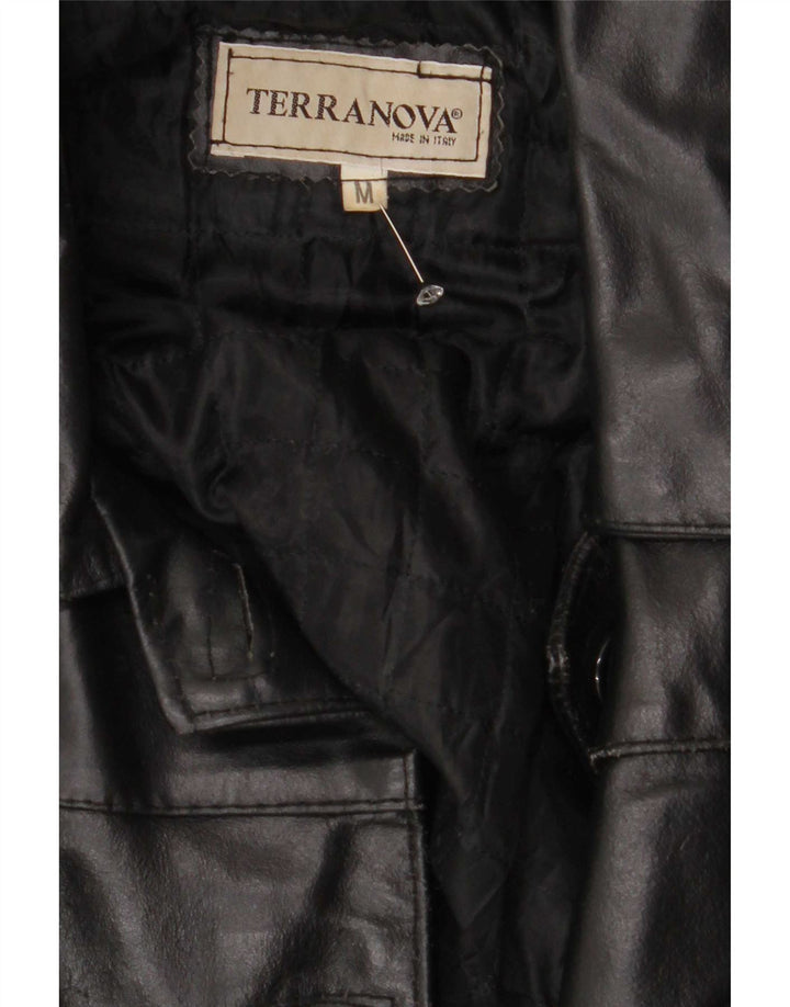 Jachetă de piele Terranova pentru femei UK 14 Medium Black