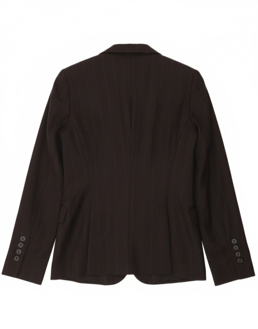 Massimo Dutti Jachetă pentru damă cu 2 nasturi EU 36 XS Lână neagră cu dungi