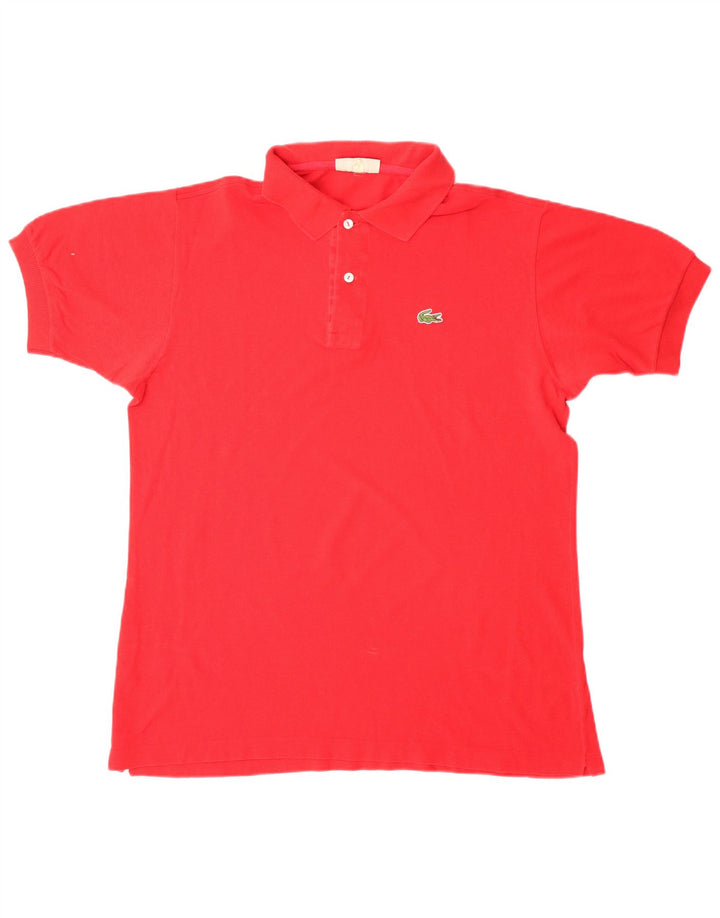 Tricou polo pentru bărbați LACOSTE Mărimea 6 XL Bumbac roșu