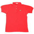 Tricou polo pentru bărbați LACOSTE Mărimea 6 XL Bumbac roșu