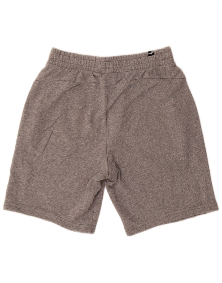 Pantaloni scurți sport Puma pentru bărbați, bumbac, gri mediu