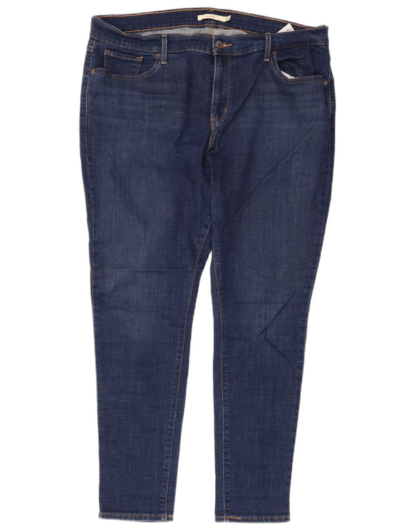 LEVI'S Blugi skinny cu talie înaltă 711 pentru femei US 18 2XL W40 L29 bleumarin