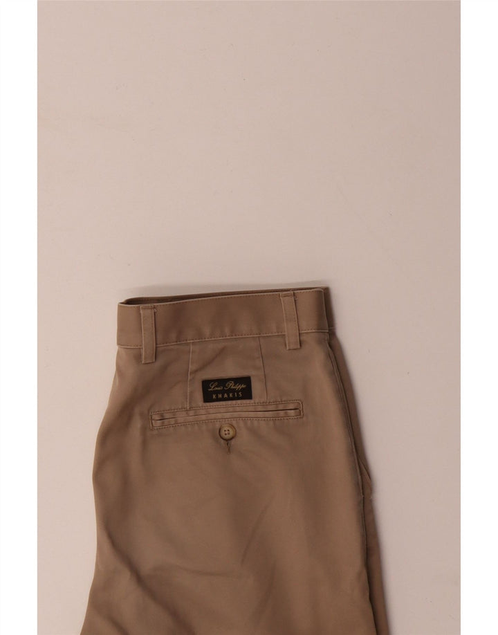 Pantaloni chino drepți pentru bărbați VINTAGE L32 L30, bumbac bej, clasici