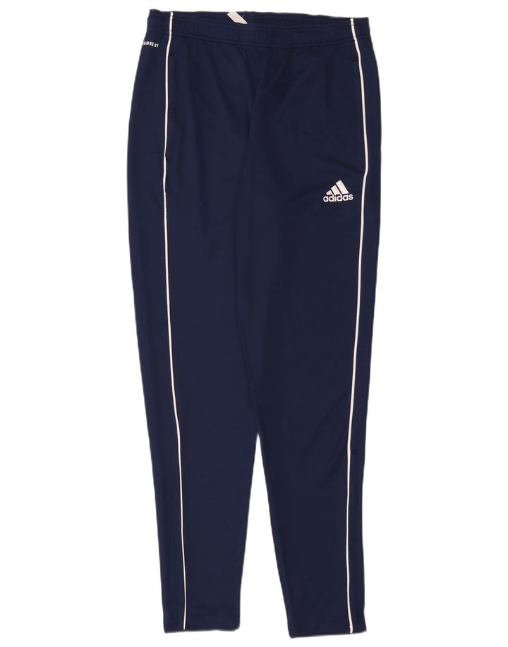 Pantaloni de trening Adidas pentru bărbați, poliester mediu albastru bleumarin