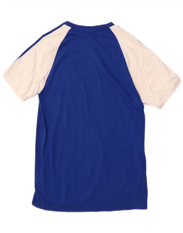 Tricou pentru bărbați ADIDAS Top Medium Blue Colorblock Bumbac