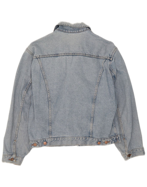 Jachetă de blugi vintage pentru femei UK 16 Large Blue