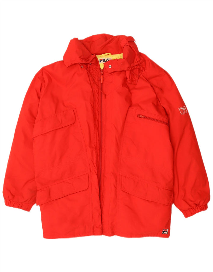 Jachetă căptușită pentru bărbați Fila Loose Fit IT 48 Medium Red