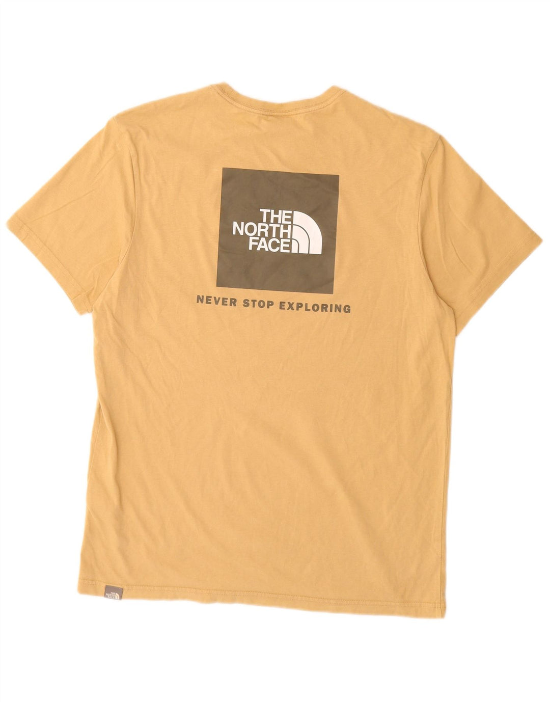 Tricou grafic pentru bărbați THE NORTH FACE Top Medium Beige Bumbac