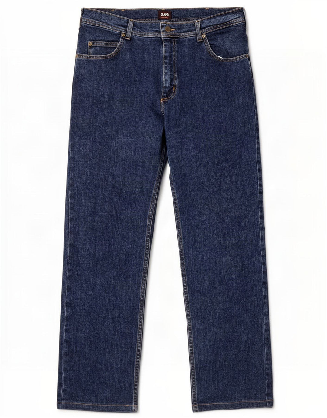 Blugi Lee Brooklyn Straight pentru bărbați L34 L30 Bumbac bleumarin
